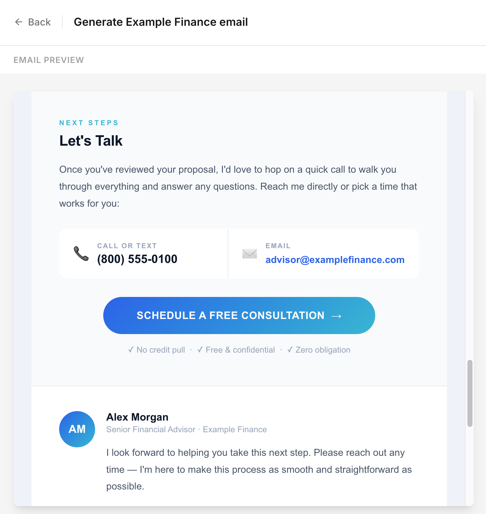 AI-generated email templates built for your brand